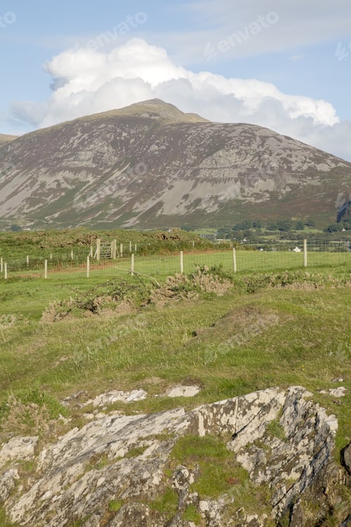 Preview: Mountain Peak At Trefor; Caernarfon; Wales; Uk