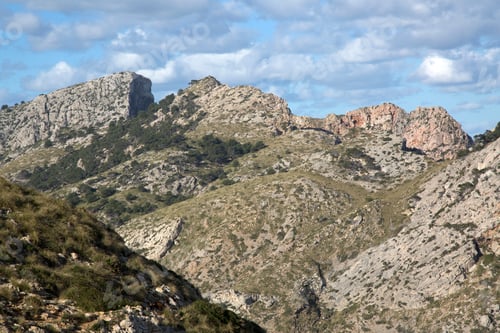 Preview: View Of Peaks At Formentor; Majorca; Spain