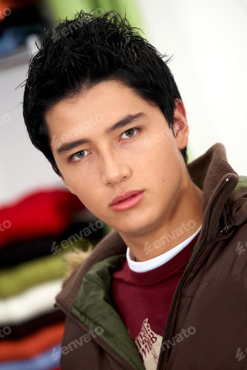 Preview: Casual Man Portrait In A Clothes Store