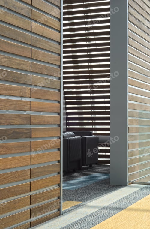 Preview: Conversation Corner: Shaded Nook Off Sunlit Hallway In Convention Center