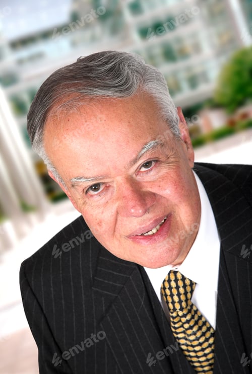 Preview: Friendly Business Man In A Corporate Environment - Clipping Path Included To Remove Easily From The