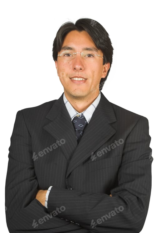 Preview: Confident Business Man In Glasses
