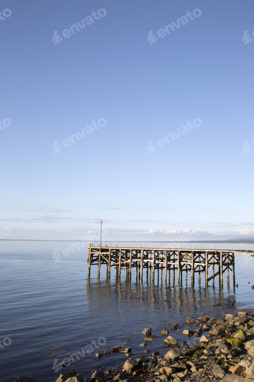 Preview: Old Pier At Trefor; Caernarfon; Wales; Uk