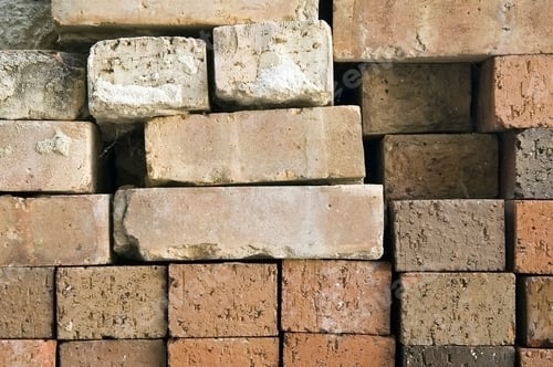 Preview: Bricks Stacked Against A Wall
