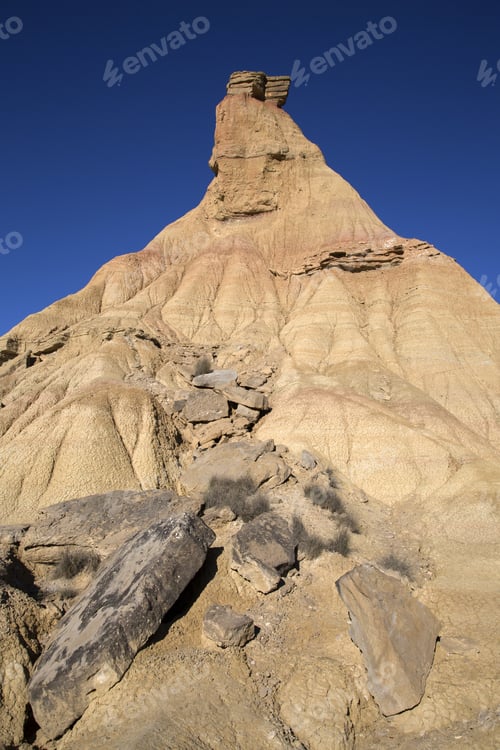 Preview: Peak At Bardenas Reales Park; Navarre; Spain