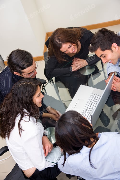 Preview: Business Team Online Success In An Office