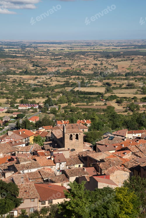 Preview: Church And Countryside, Poza De La Sal, Burgos, Spain