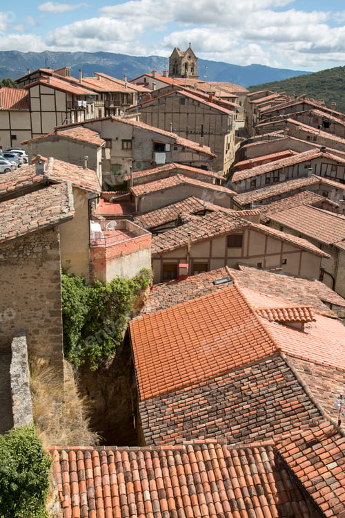 Preview: Roof Tops In Village Of Frias; Burgos; Spain