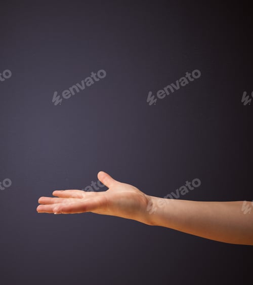 Preview: Woman Presenting Empty Space