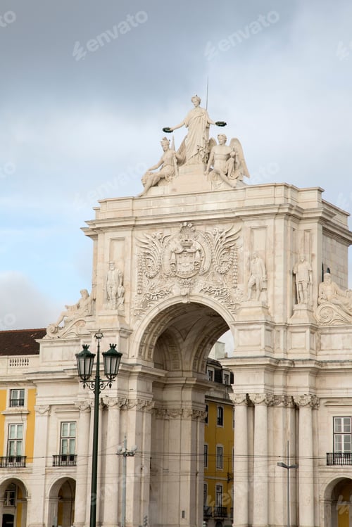 Preview: Rua Augusta Arch (1875); Lisbon, Portugal