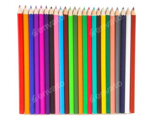 Preview: Colors Over White Lined Up