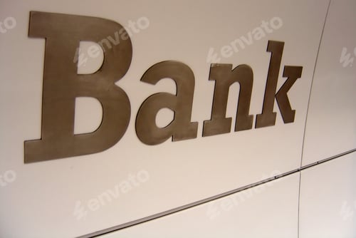 Preview: Bank Sign On The Wall