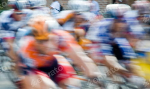 Preview: Bicycle Racers Round A Corner