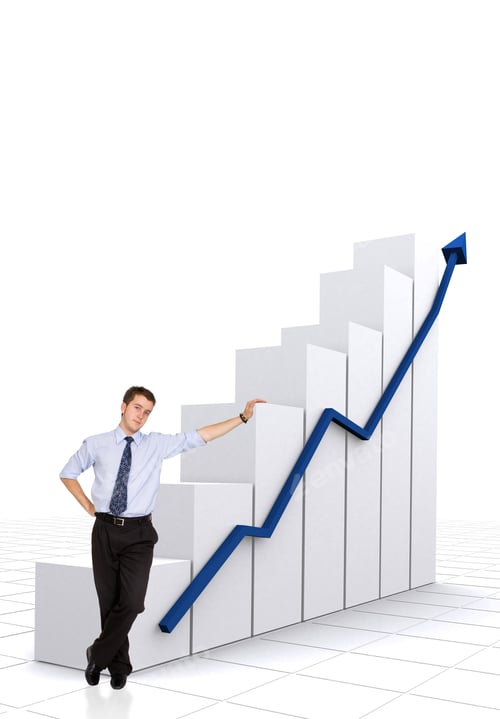 Preview: Business Statistics In White With A Tiled Floor Over White