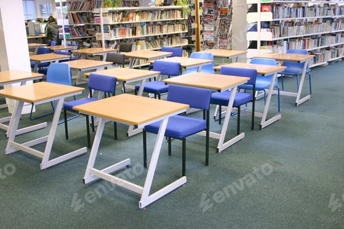Preview: Desks At Library