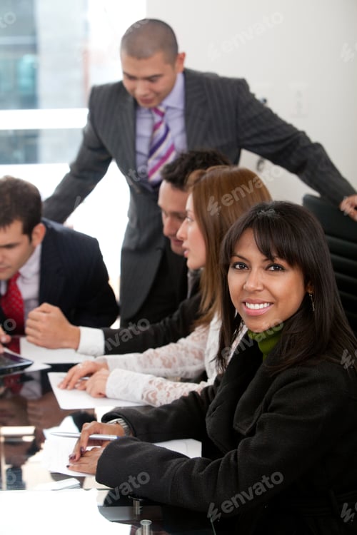 Preview: Successful Business People At A Corporate Meeting