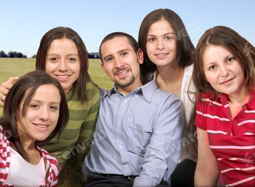 Preview: Happy Friends Outdoors In A Park