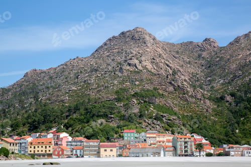 Preview: Beach And Village In Galicia Spain