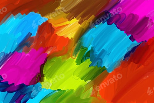 Preview: Artists Background - Digitally Painted With "Oil Brushes"