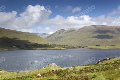 Preview: Killary Fjord Lake; Leenane, Connemara; Galway; Ireland