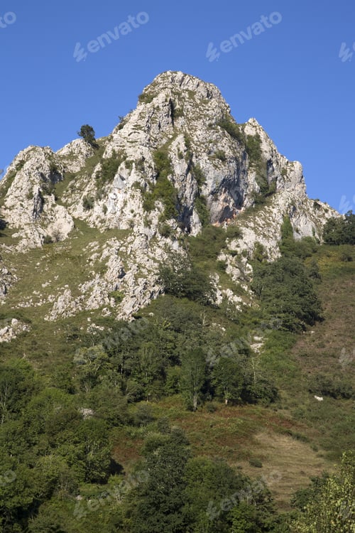 Preview: Peak Of Picos De Europa Mountain Range Outside Labra; Spain