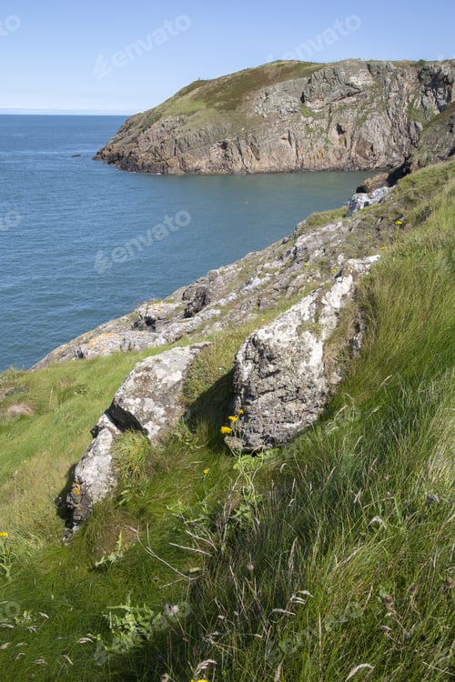 Preview: Cliffs At Llanbadrig; Cemaes; Anglesey; Wales; Uk