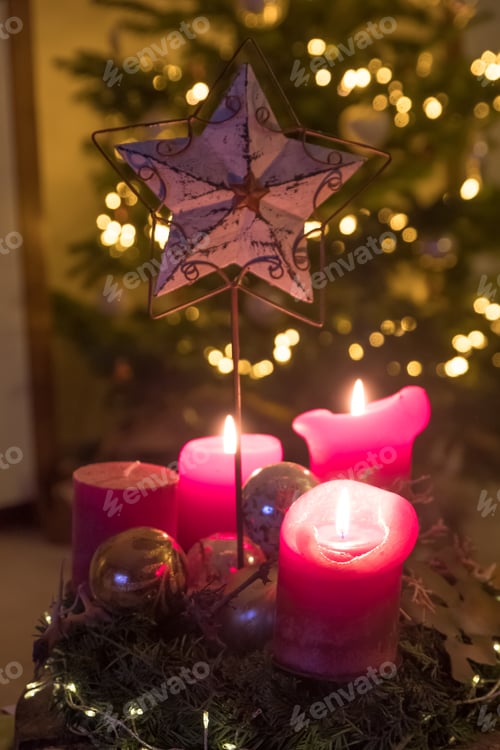Preview: Candles At Christmas Time