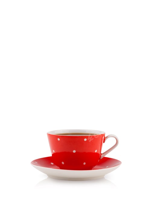 Preview: Coffee-Cup With White Copy Space, Isolated On White