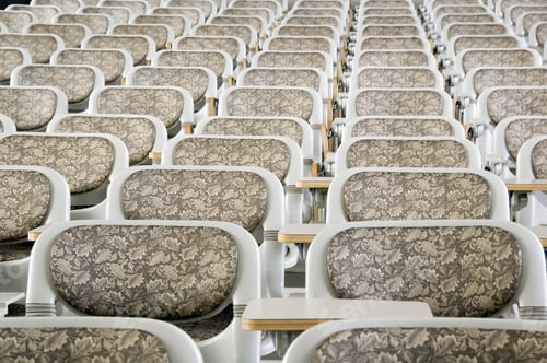 Preview: Rows Of Vacant Seats In College Lecture Hall