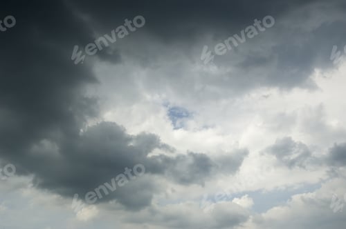 Preview: Patch Of Blue Sky At Heart Of Rain Clouds