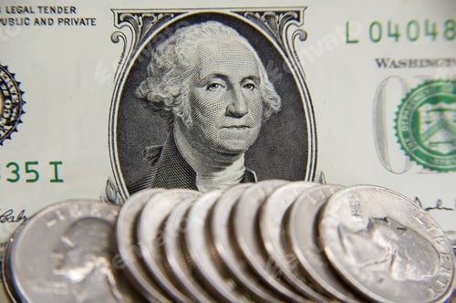 Preview: Close-Up Of George Washington'S Face On U.S. Dollar Bill, With Focus On Eyes
