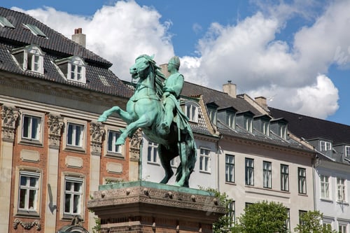 Preview: Bishop Absalon Statue, Hojbro Square, Copenhagen, Denmark