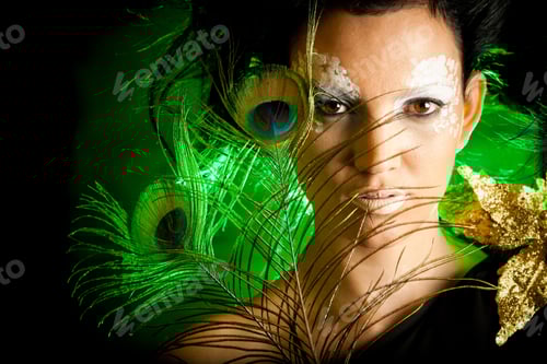 Preview: Dark Portrait Of A Beautiful Greek Goddess