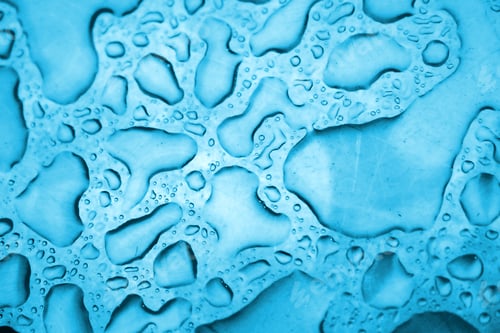 Preview: Water Drops Background In Cyan