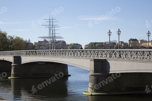 Preview: Skeppsholm Bridge In Stockholm; Sweden