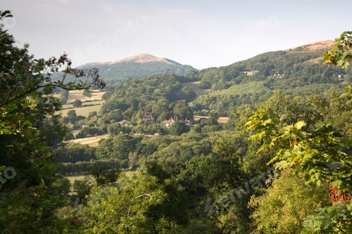 Preview: Landscape Of Malvern Hills, England; Uk