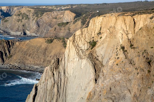 Preview: Cliffs At Arrifana Beach; Algarve; Portugal