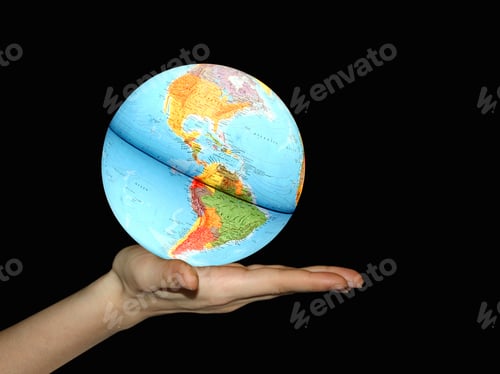 Preview: Hand Holding Earth Globe