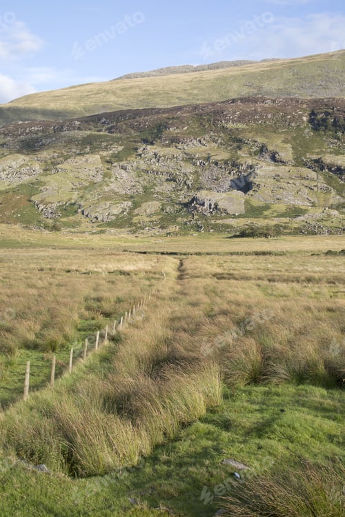 Preview: Mountain Peaks Near Capel Curig, Snowdonia, Wales, Uk