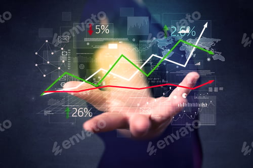 Preview: Detailed Financial Plan In The Hands Of A Young Casual Businesswoman