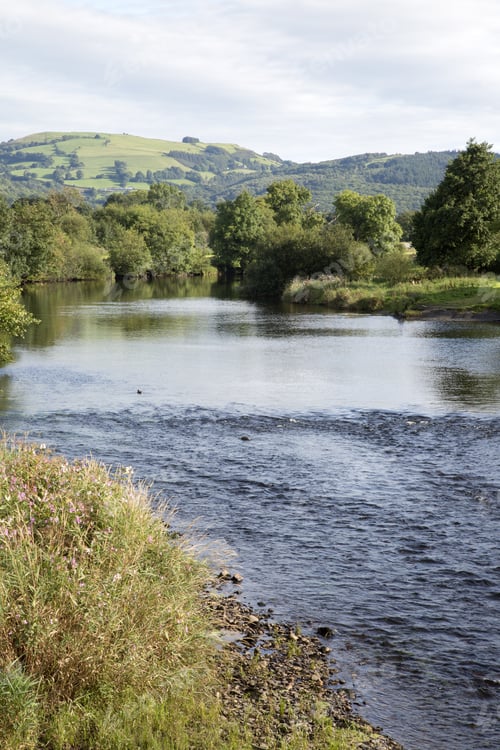 Preview: River Conwy - Conway At Llanrwst; Wales; Uk