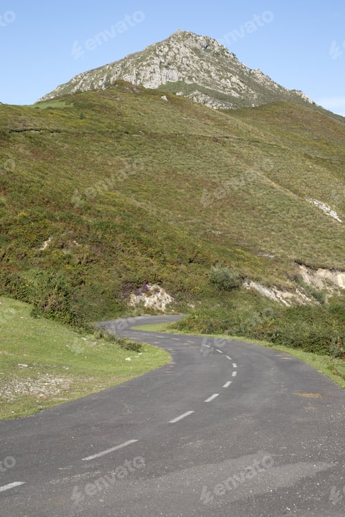 Preview: Road In Picos De Europa Mountain Range; Alto Del Torno; Spain
