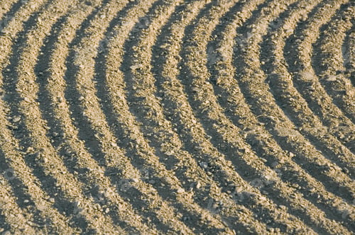 Preview: Close-Up Of Rake Marks Across Baseball Diamond