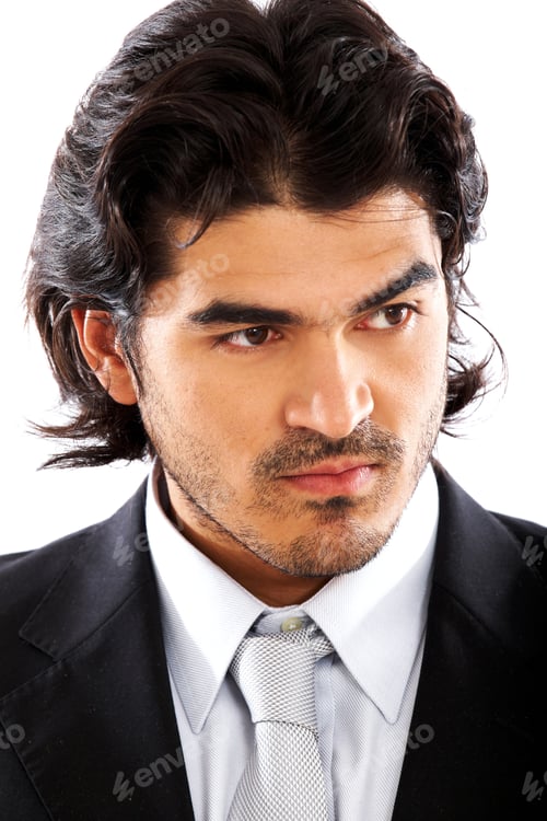 Preview: Confident Business Man Isolated Over A White Background