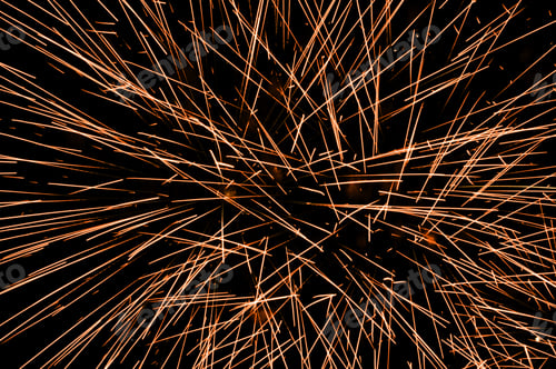 Preview: Helter-Skelter Light Trails From One Or Two Bursts Of Fireworks