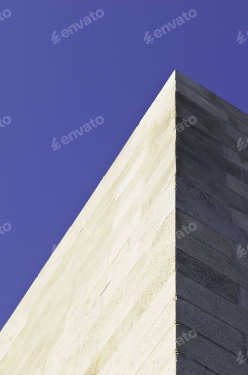 Preview: Urban Yin And Yang And Yonder: Corner Of Building, One Wall In Sunlight And One In Shade, Under