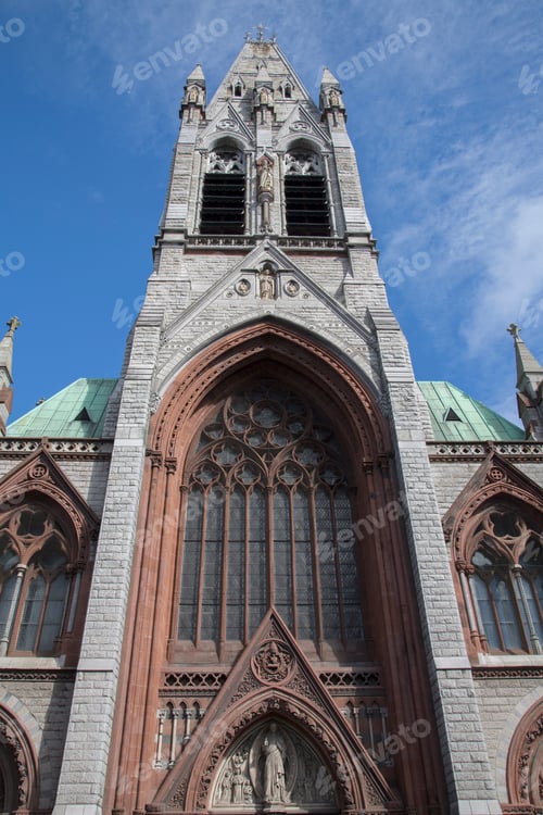 Preview: Facade Of Augustinian Friary; St John The Baptist - John’S Lane Church; Dublin; Ireland
