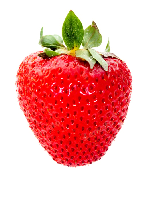 Preview: Beautiful Strawberry Isolated Over A White Background
