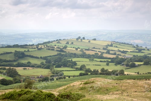 Preview: View From Hay Bluff, Wales, Uk