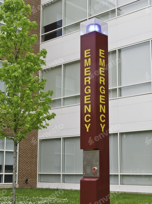 Preview: Emergency Station On College Campus